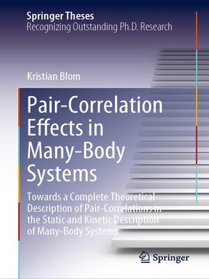 cover image of Pair-Correlation Effects in Many-Body Systems